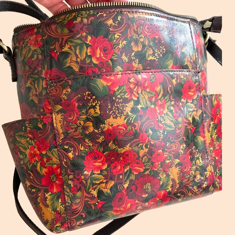 Patricia Nash Aveley Crossbody bag Golden Rustic Forest - Picture 3 of 6
